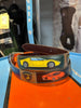 Lamborghini handcrafted leather belt