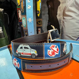 DESIGN ARTIGIANALE Cintura artigianale in pelle 500 Abarth 