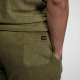 DAYTONA 73 Short uomo Fresno in spugna verde 