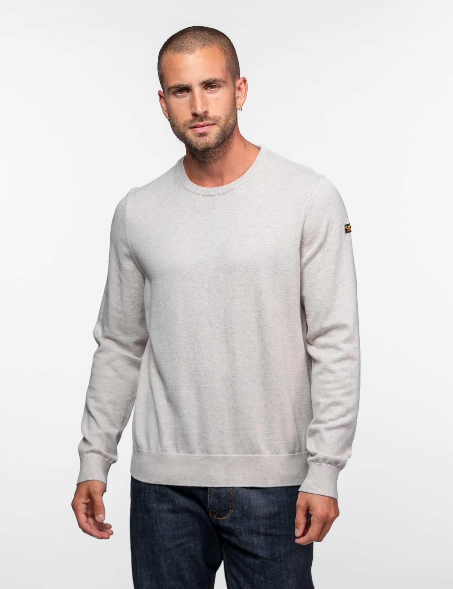 DAYTONA 73 Maglia girocollo uomo Amick beige 