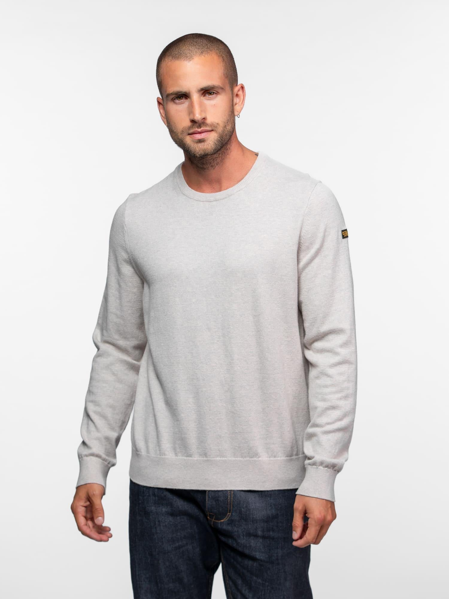 DAYTONA 73 Maglia girocollo uomo Amick beige 
