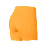 GOLDBERGH Short donna Florish sportivo aderente papaya 