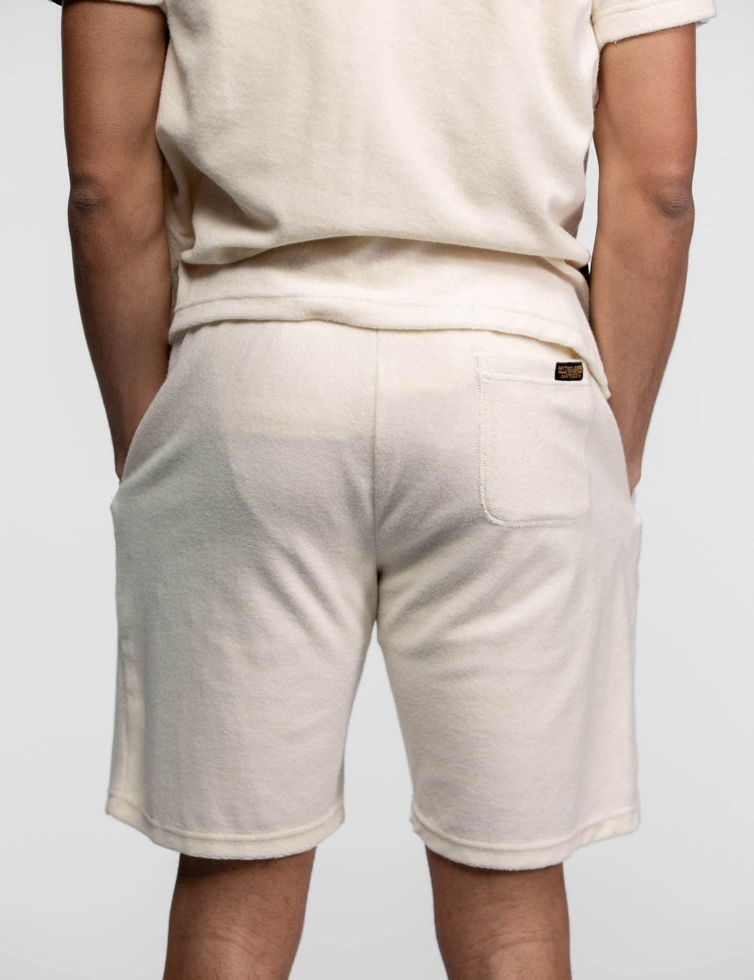 DAYTONA 73 Short uomo Fresno in spugna panna 