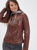 Silene bison leather jacket