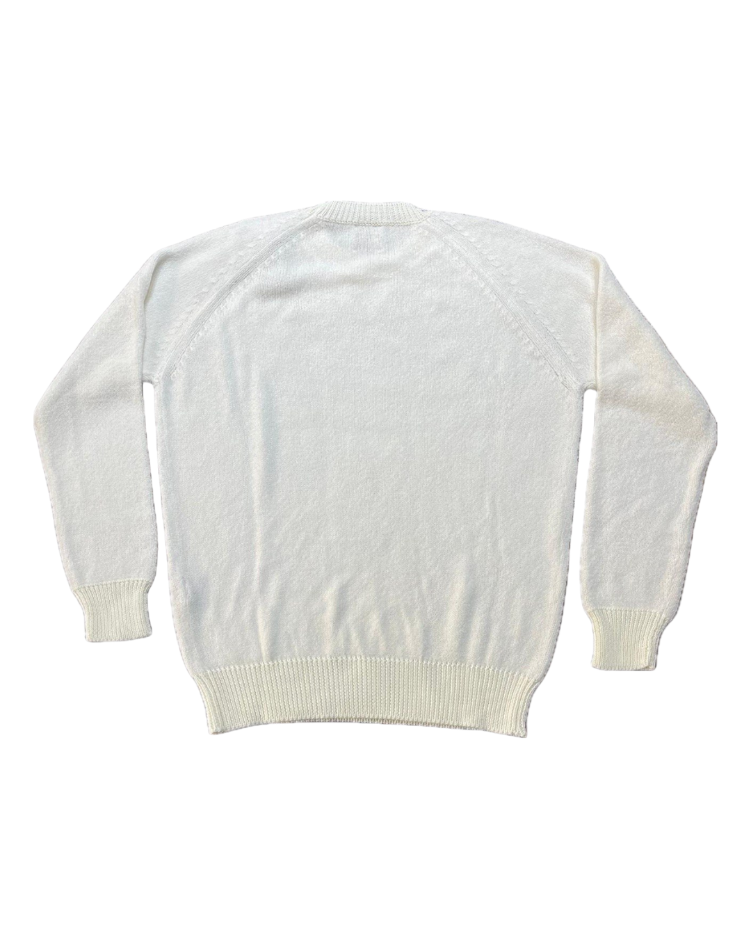 RAKKI Maglione unisex Virgil Steve bianco 