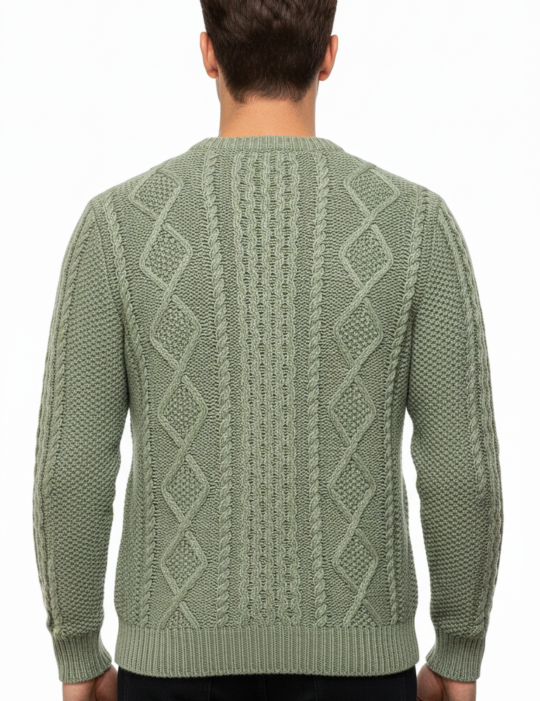 RAKKI Maglione uomo Rakki girocollo in cotone makò 