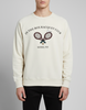 Unisex Snoopy Tennis Crewneck Sweatshirt in Cream