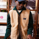 INTHEBOX Gilet orsetto bottoni beige 