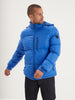 Denisson men's blue nylon down jacket
