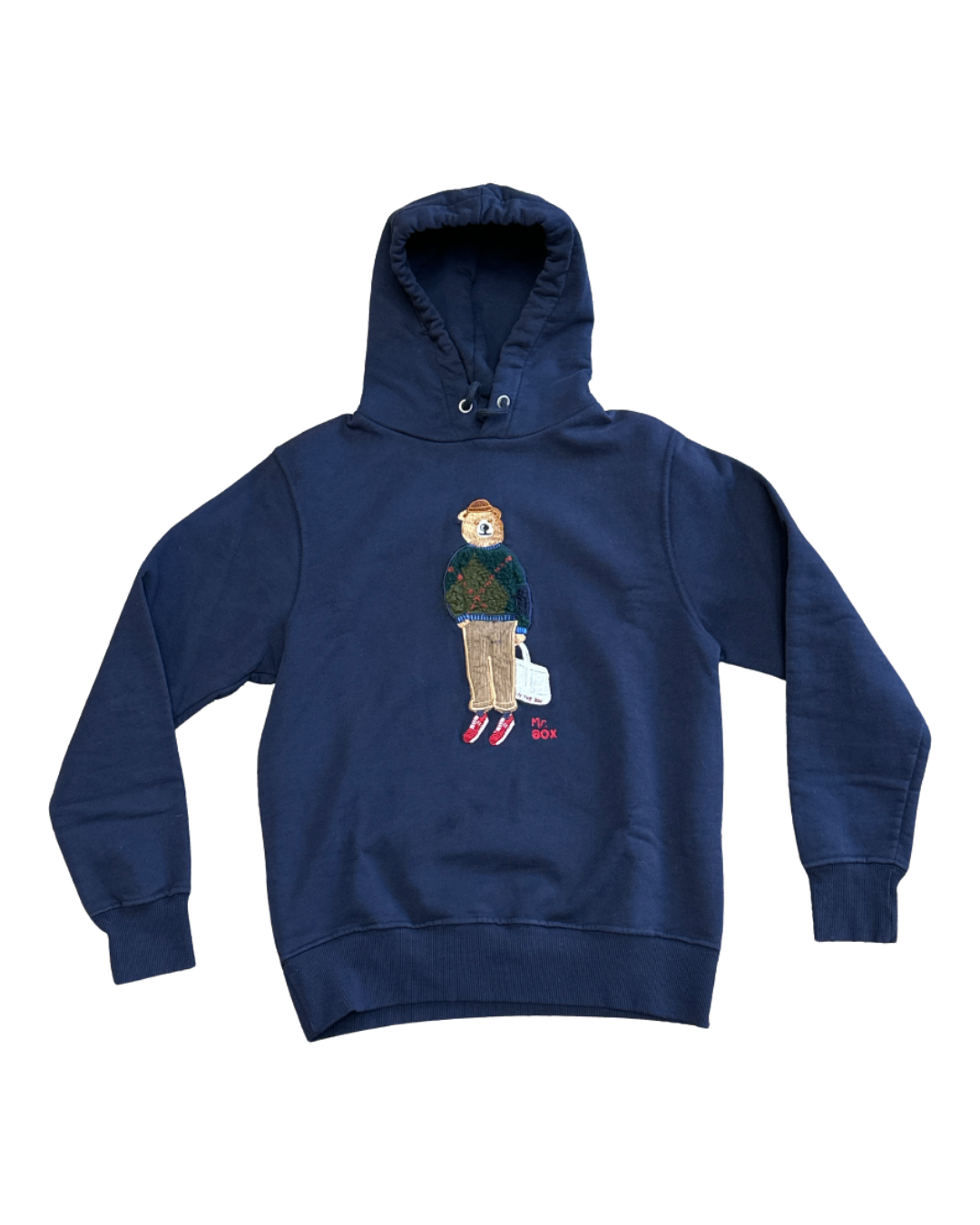 INTHEBOX Felpa unisex Mr Box Orsetto blu 