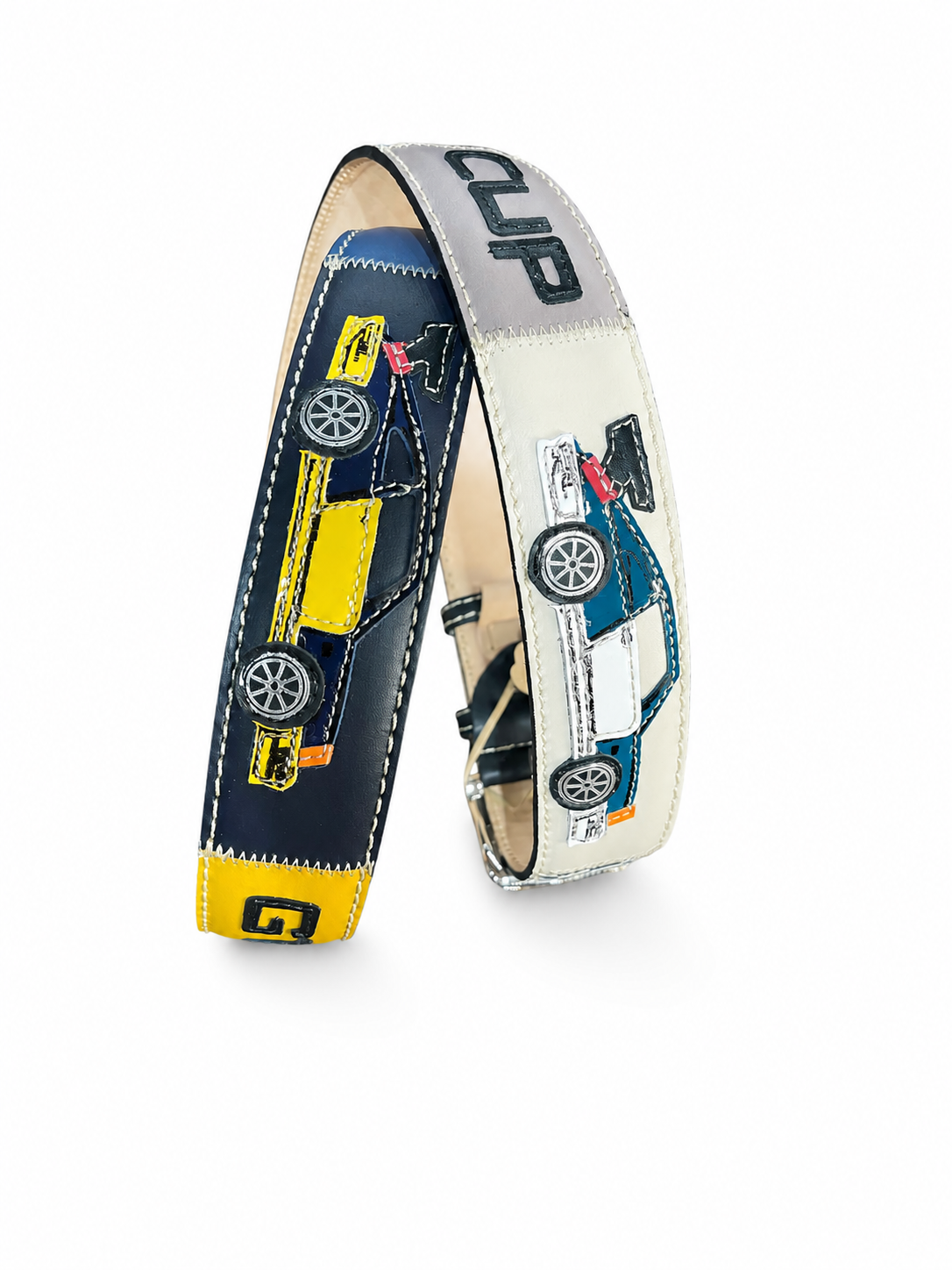 RED BELTS Cintura artigianale in pelle Porsche GT3 