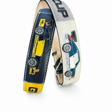 RED BELTS Cintura artigianale in pelle Porsche GT3 