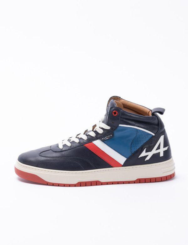 CLM Sneakers in pelle blu navy uomo A424 