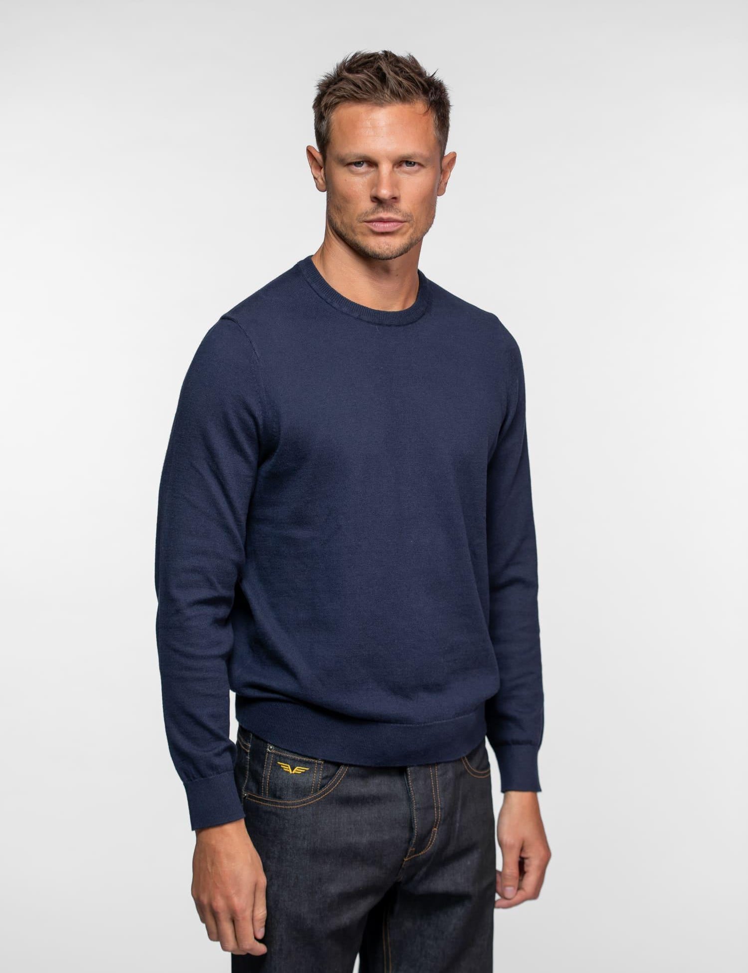 DAYTONA 73 Maglia girocollo uomo Amick navy 