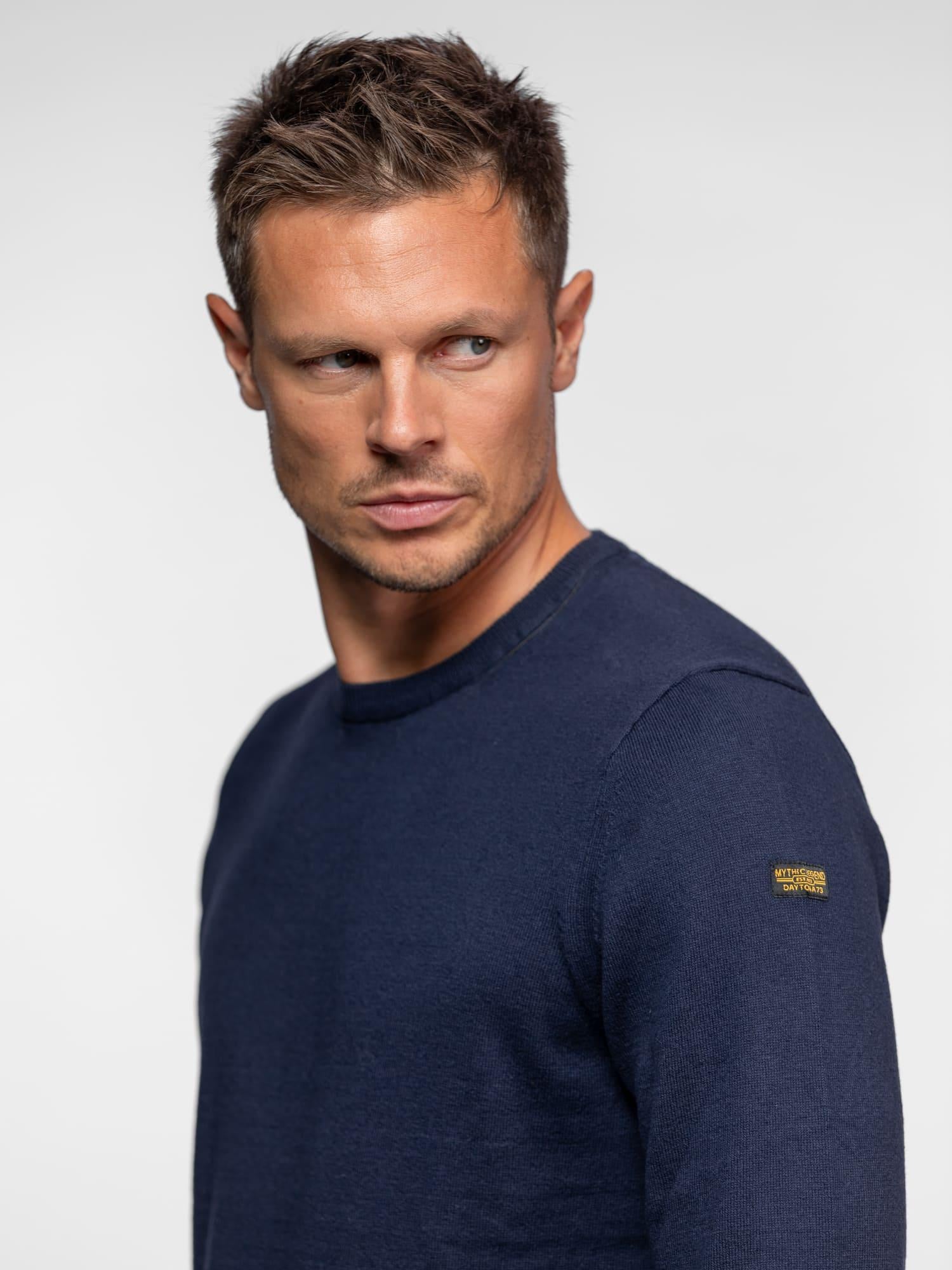DAYTONA 73 Maglia girocollo uomo Amick navy 