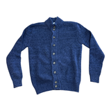 FRANCESCO PIERI MAGLIERIA Cardigan uomo George Blu 