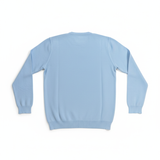 FRANCESCO PIERI MAGLIERIA Maglia girocollo in cotone azzurro 