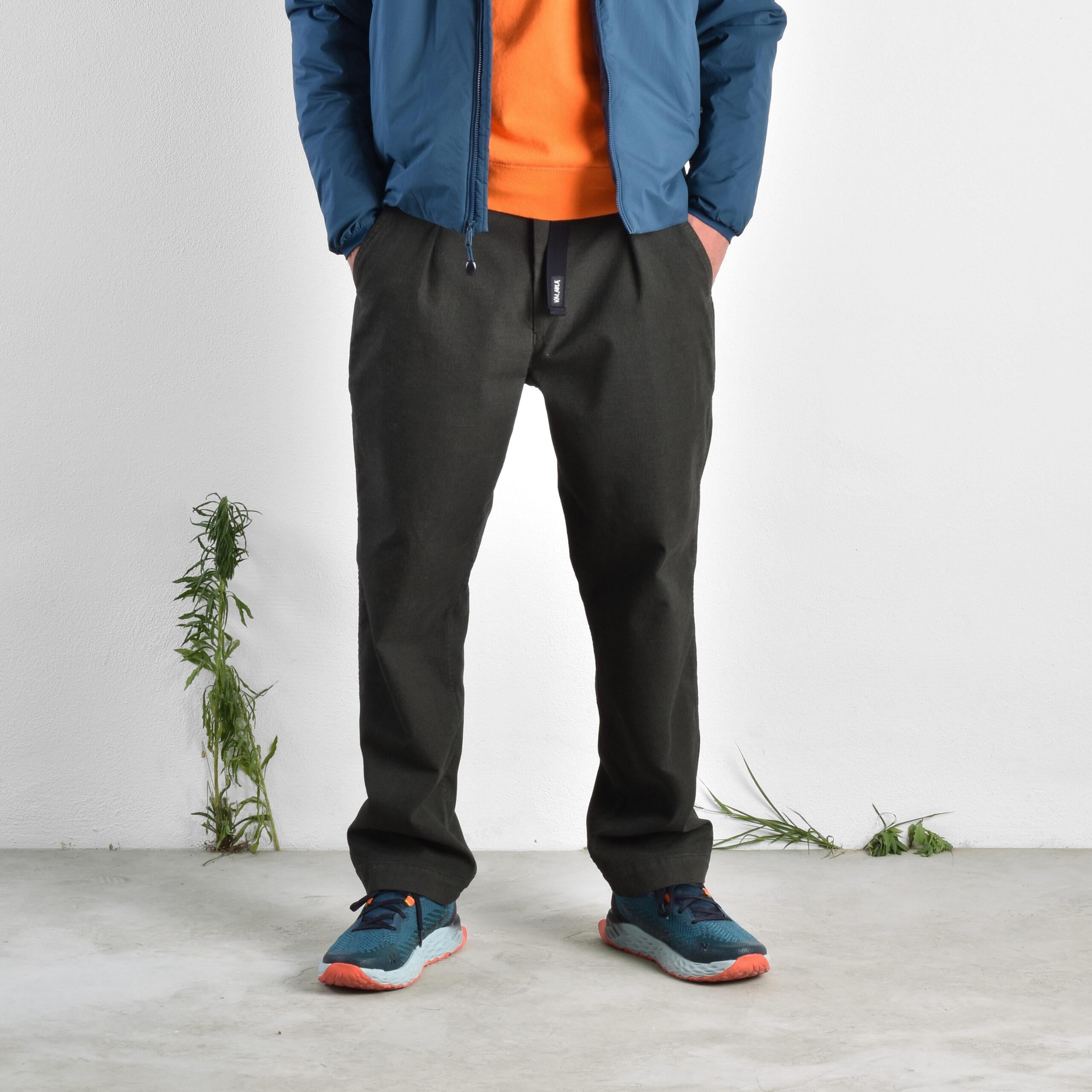 VALARSA Pantalone Spitz  in flannel loden green 