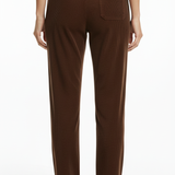 RE-HASH Pantaloni donna velluto tabacco Nelly-EL 