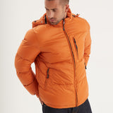 DAYTONA 73 Piumino uomo in nylon arancione Denisson 