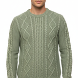 RAKKI Maglione uomo Rakki girocollo in cotone makò 