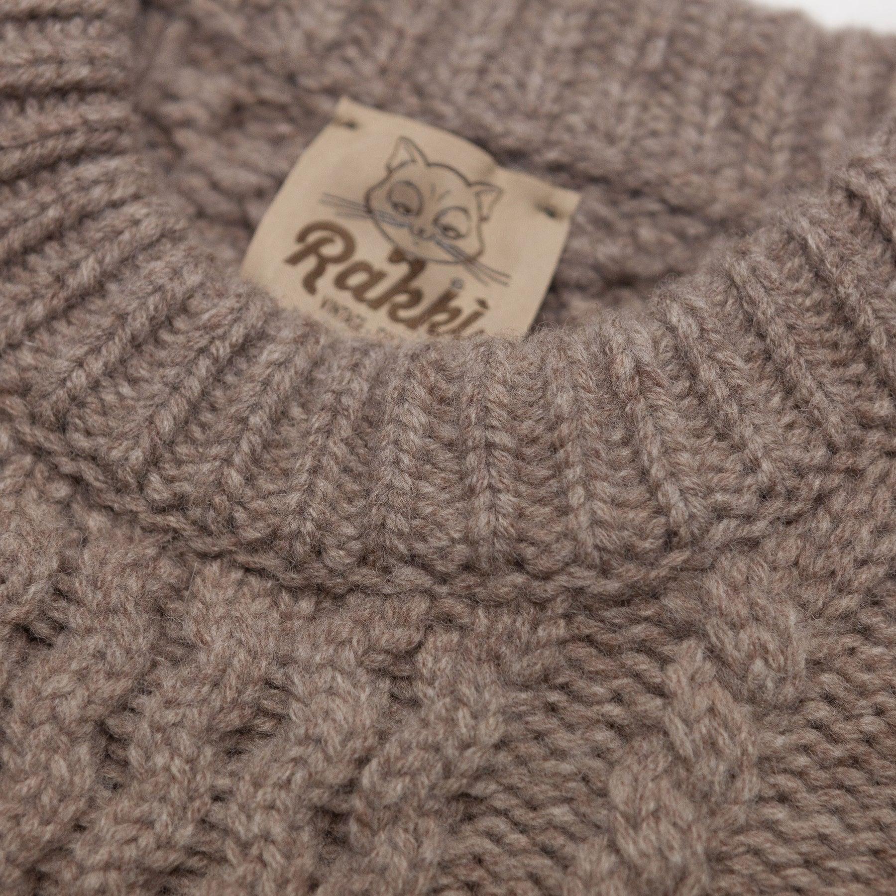 RAKKI Maglione girocollo uomo Walnut Melange 