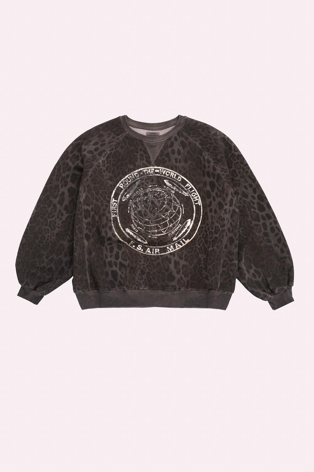 FRONT STREET Felpa girocollo donna Air Mail 