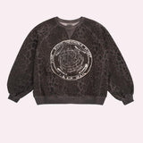 FRONT STREET Felpa girocollo donna Air Mail 