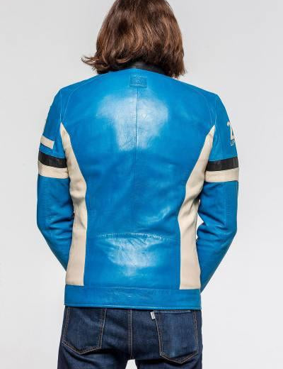 LE MANS Giubbotto uomo Shelby Sheep Crown in pelle montone ecru L 