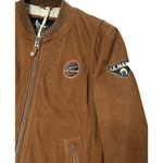 STEVE MCQUEEN Giacca uomo in pelle scamosciata Stan Havane 