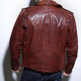 DAYTONA 73 Giacca in pelle cognac uomo Redford 