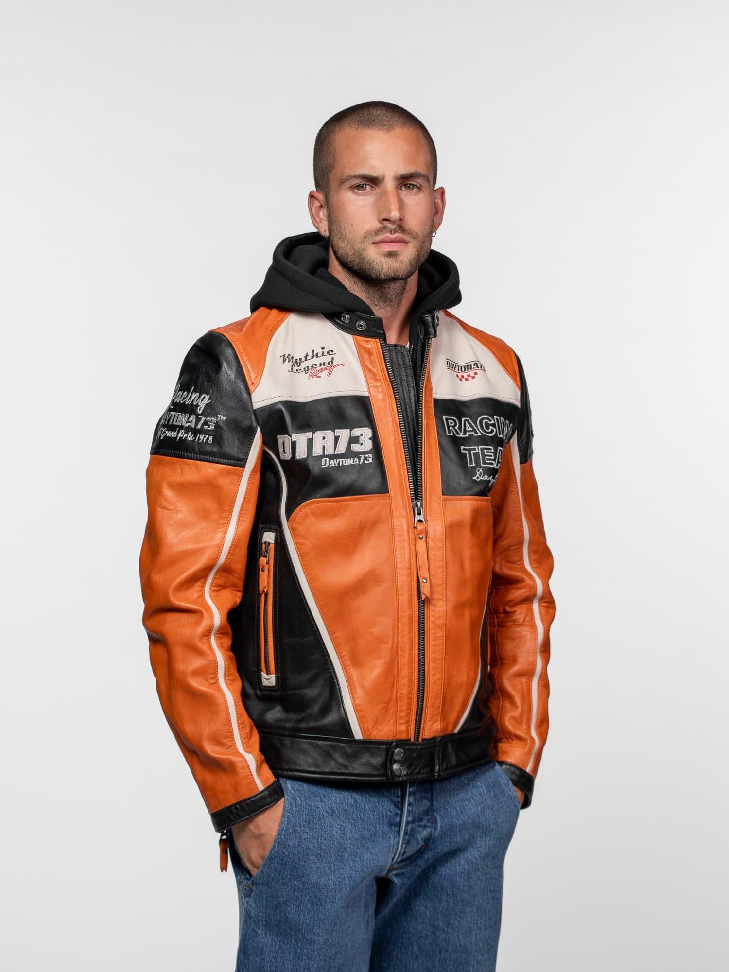 DAYTONA 73 Blouson uomo in pelle Perez 