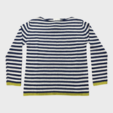 BE YOU GERALDINEALASIO Maglia Benedicta blu/bianco 