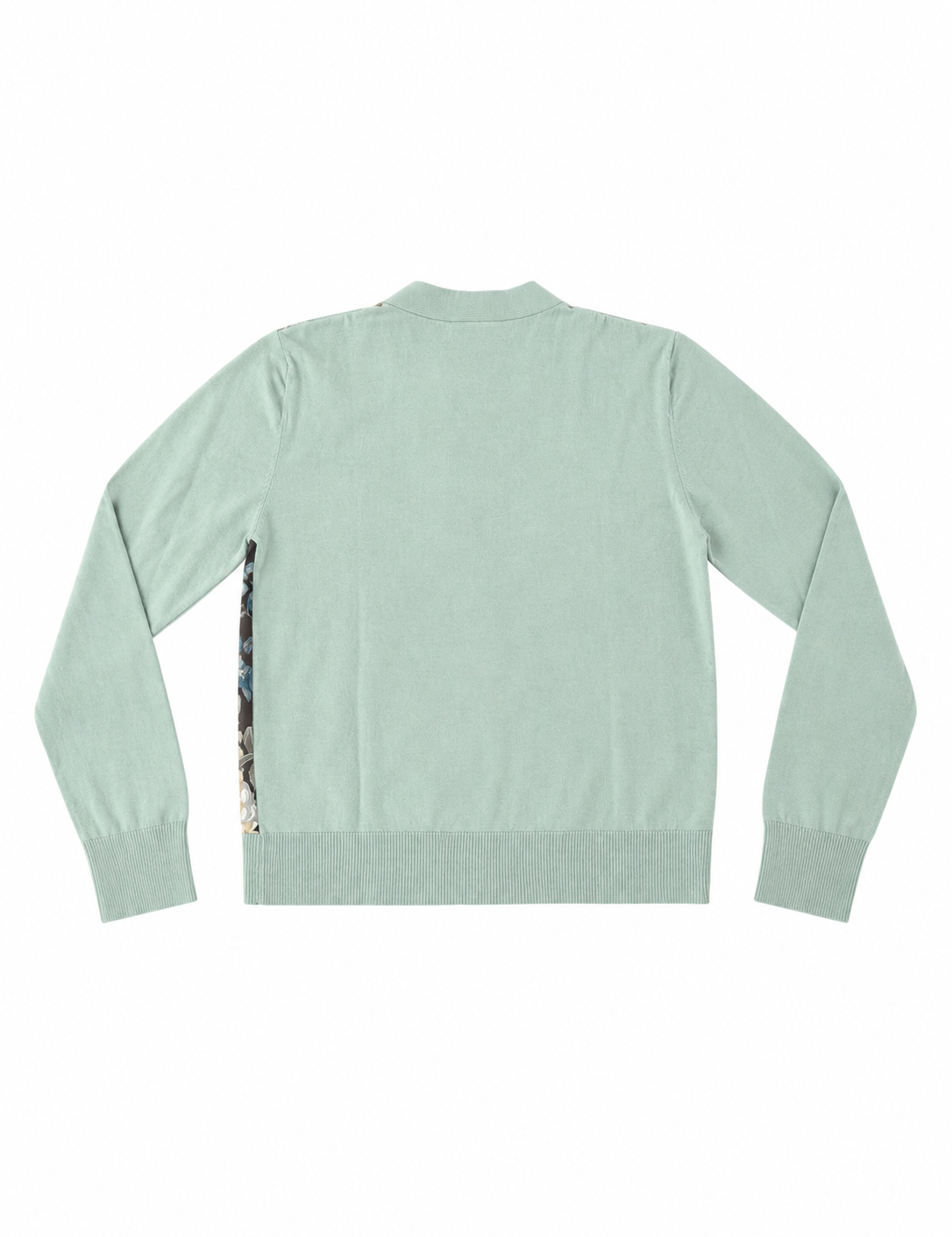 INBEDWITHYOU Cardigan donna Geometric fantasia floreale in cotone e seta 