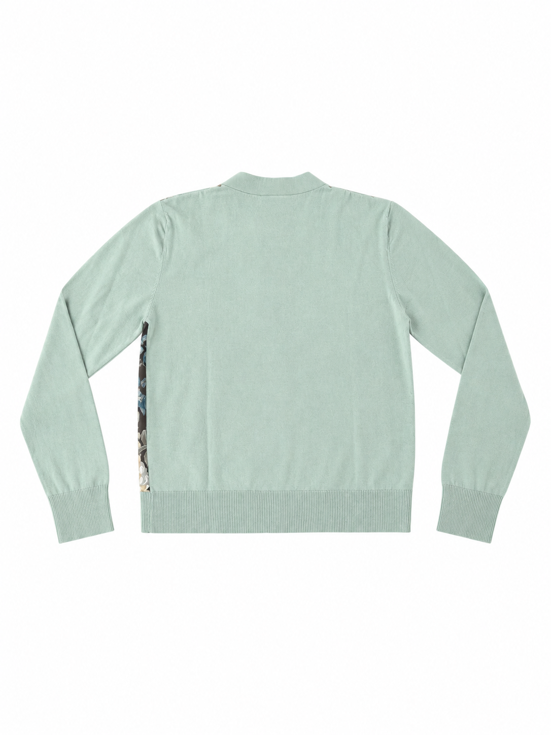 INBEDWITHYOU Cardigan donna Geometric fantasia floreale in cotone e seta 