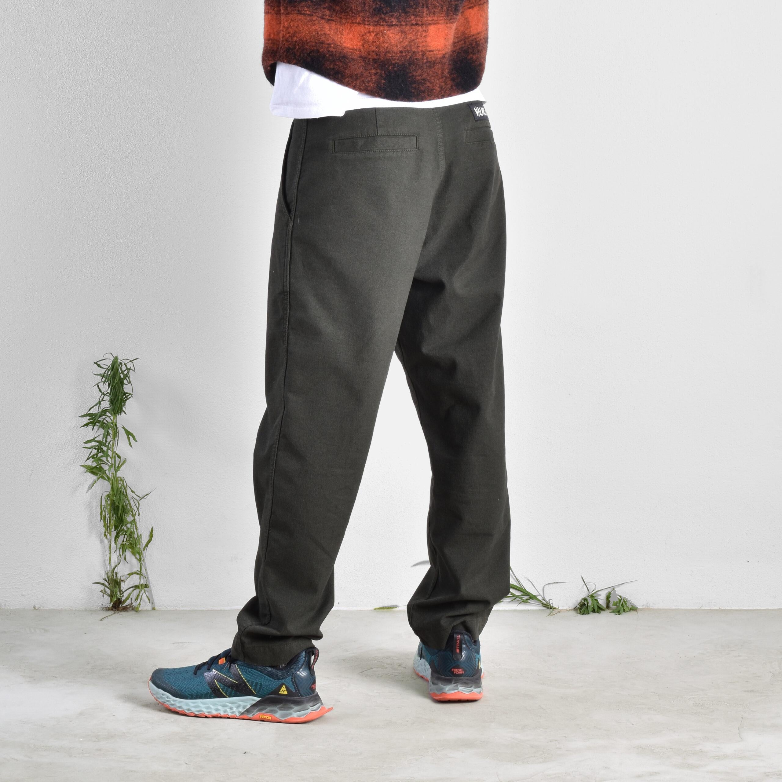 VALARSA Pantalone Spitz  in flannel loden green 