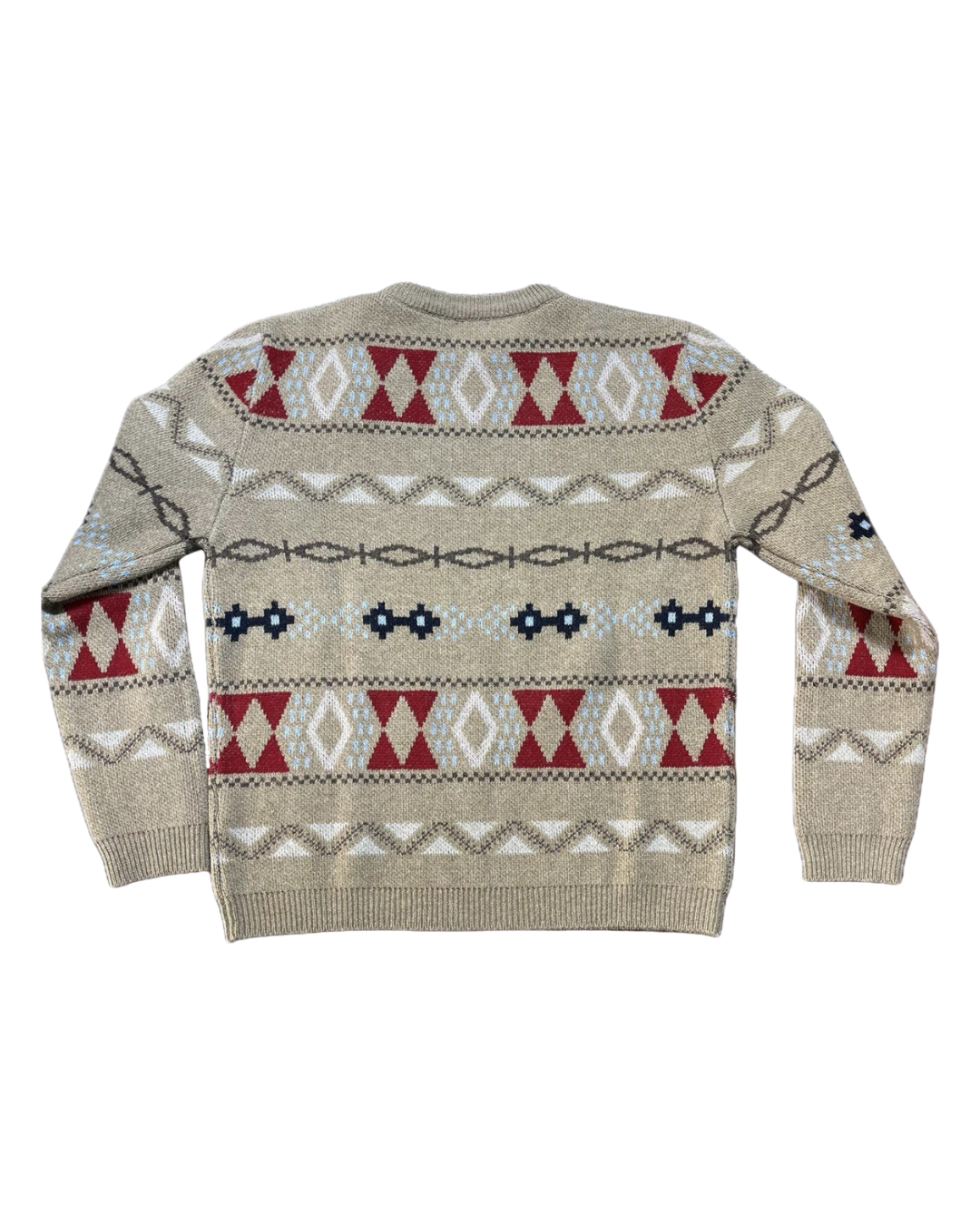 Maglione Old School uomo in baby lambswool OLD SCHOOL THE MEXICAN - ROBERT REDFORDVARIANTE SABBIA RAKKI 
