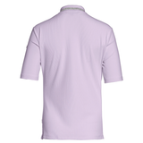 GOLDBERGH T-shirt donna Cassia lilla con zip e colletto polo 