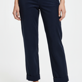 RE-HASH Pantaloni donna velluto blu Nelly-EL 
