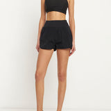 GOLDBERGH Short donna Miami nero vita alta elasticizzata 
