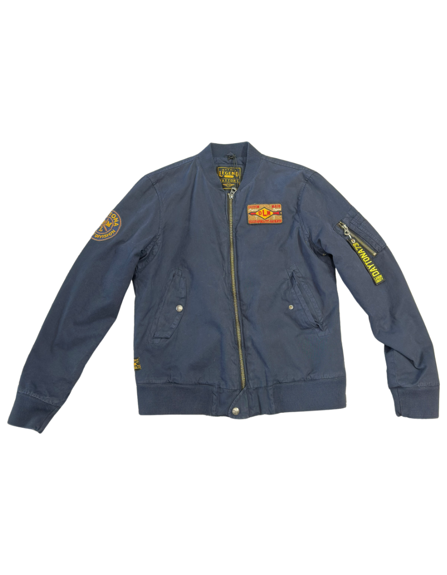 DAYTONA 73 Giubbotto Corpus Prescott Twill in cotone blu 