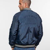 DAYTONA 73 Bomber uomo in nylon blu navy modello Oshawa 
