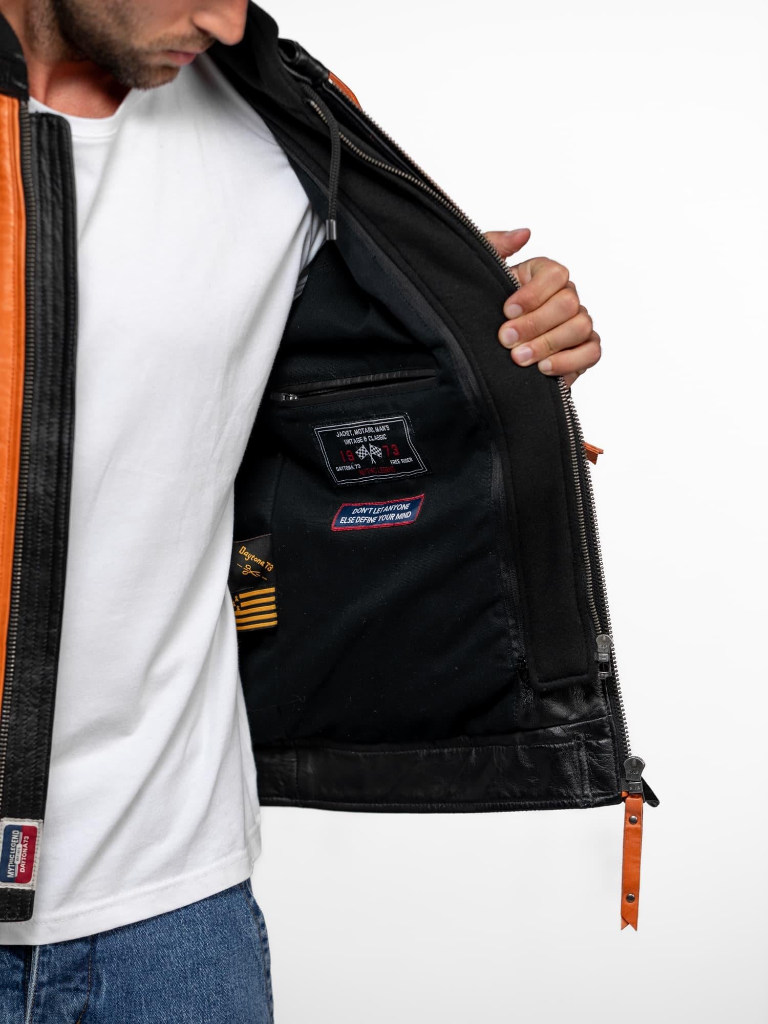 DAYTONA 73 Blouson uomo in pelle Perez 