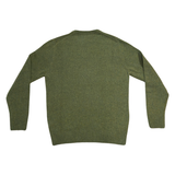 FRANCESCO PIERI MAGLIERIA Maglia girocollo Patrick in misto lana verde 