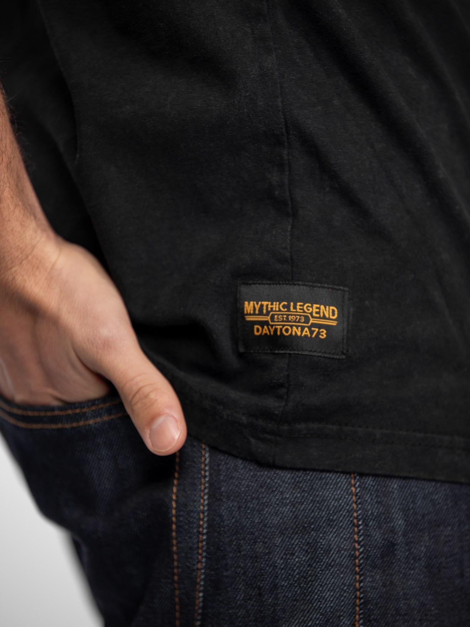 DAYTONA 73 T-shirt uomo Saul nera 