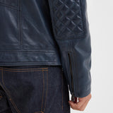 DAYTONA 73 Giacca in pelle uomo Walkor blu 