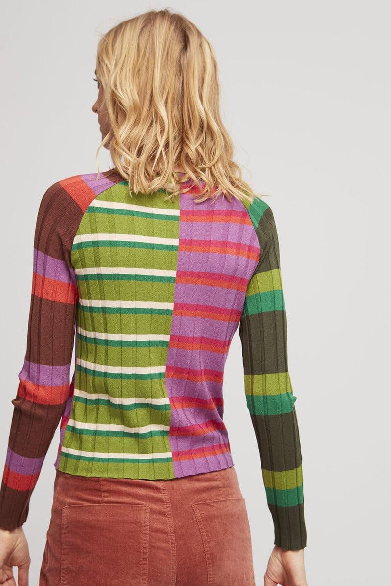 ALDO MARTINS Maglia donna a righe Beziers 