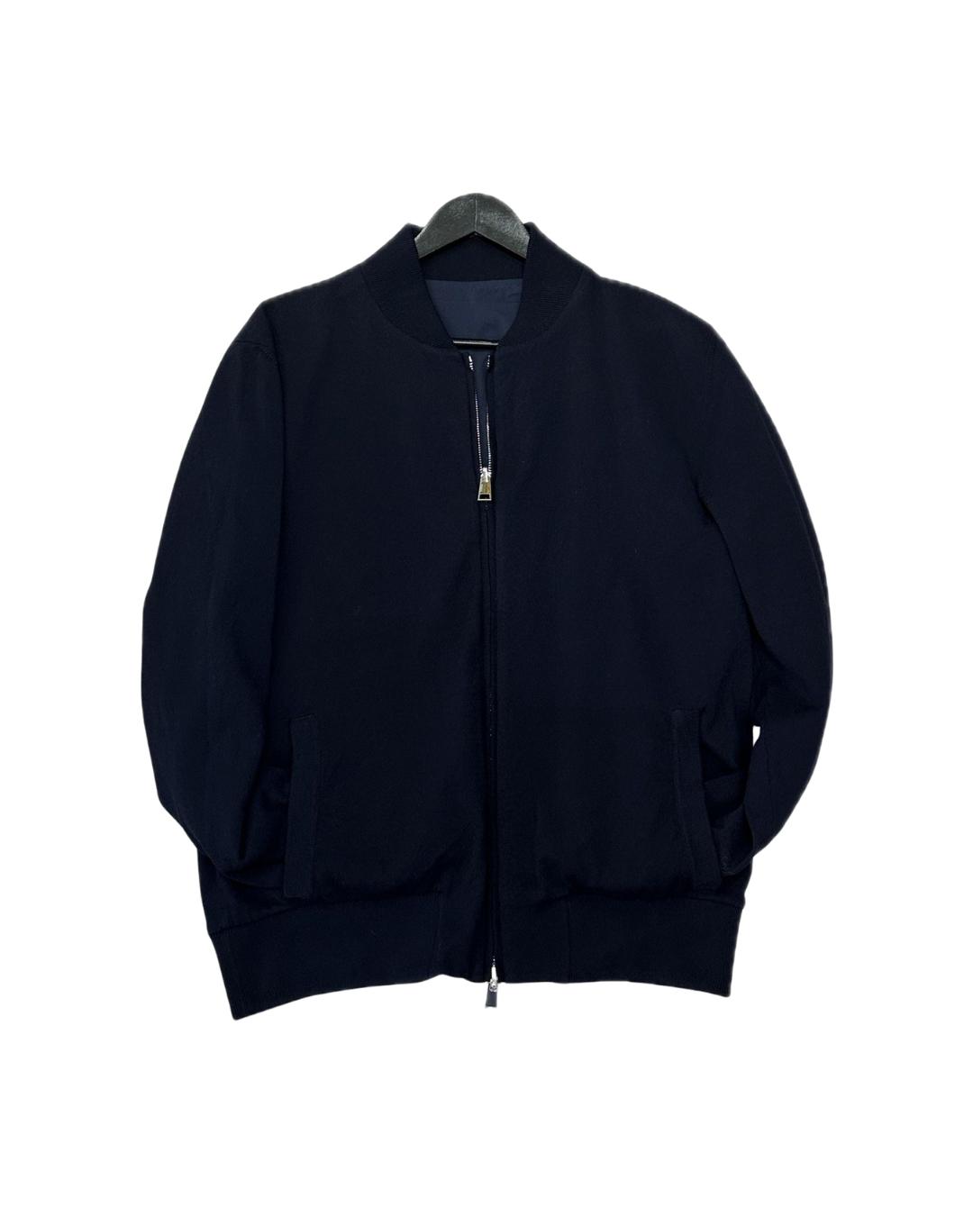 MASQ Giubbino unisex blu reversibile con zip 