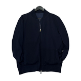 MASQ Giubbino unisex blu reversibile con zip 