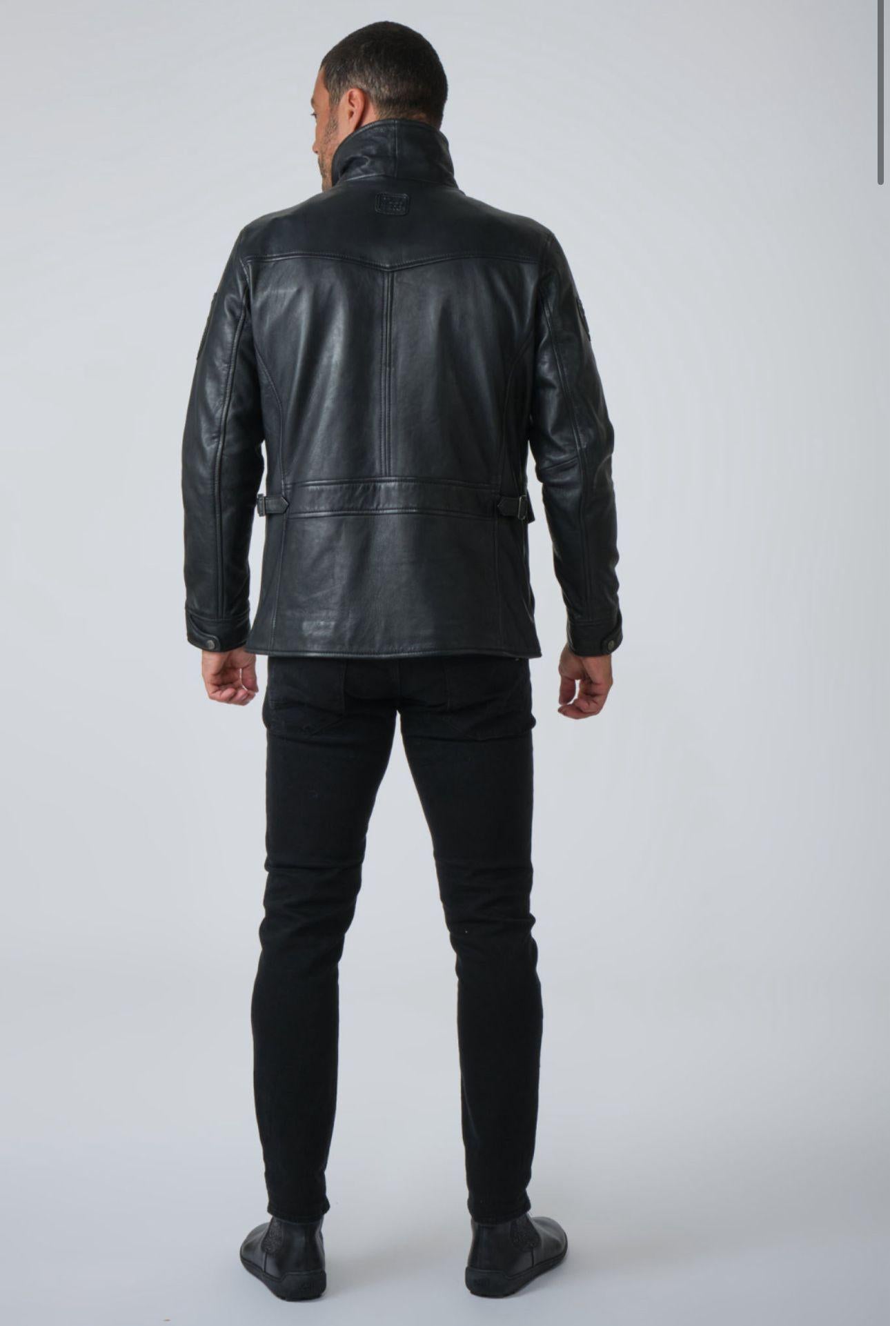 STEVE MCQUEEN Giacca uomo in pelle Sedwick 